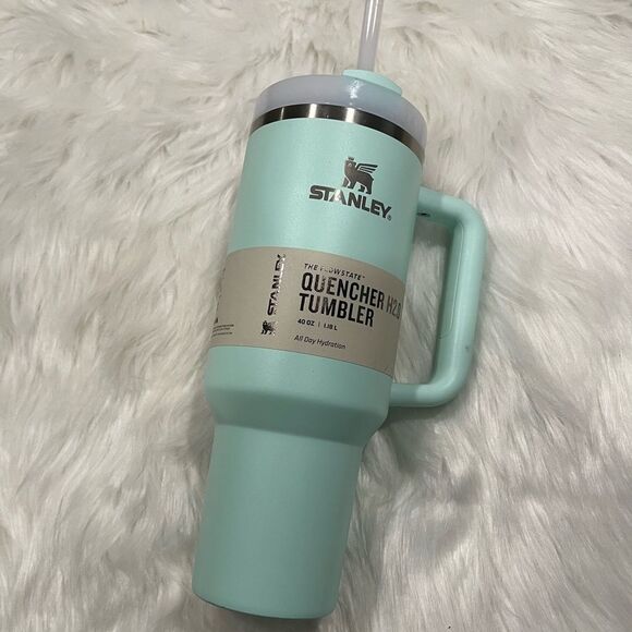 NWT Stanley Flowstate Adventure Quencher H2.0 Travel Tumbler 30 Oz Mint Green - Picture 1 of 9